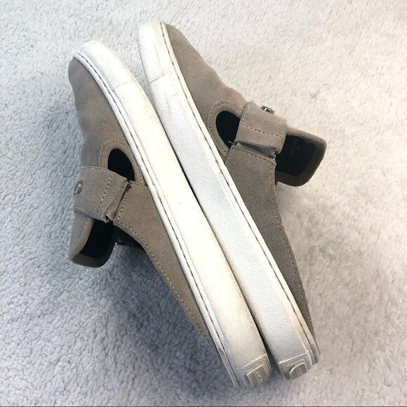 REBECCA MINKOFF SONIA SUEDE STUDDED SLIP ON MULE SNEAKER - Picture 6 of 13